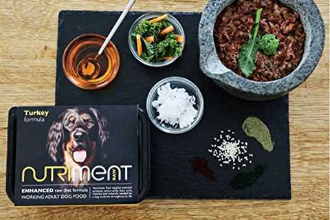 NUTRIMENT ENHANCED ADULT WORKING DOGS Raw Food (10 Tray pack) Frozen, Complete Premium BARF Diet..