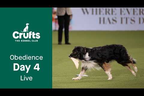 Obedience Day 4 LIVE | Dog Obedience Championship | Crufts 2023