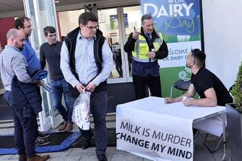 VEGAN KICKED OUT OF UK''S BIGGEST DAIRY EVENT!
