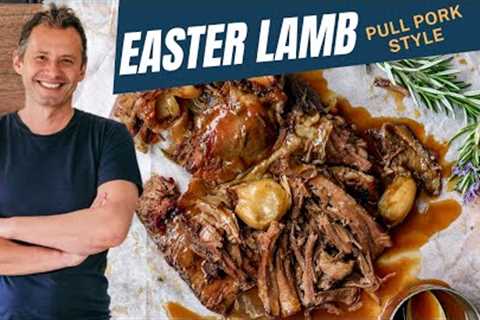 7 hours confit Lamb with maple and orange glaze | Easter special